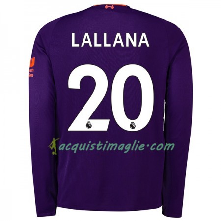 Divisa di Calcio Liverpool Lallana 20 Trasferta 2018/2019 Manica Lunga
